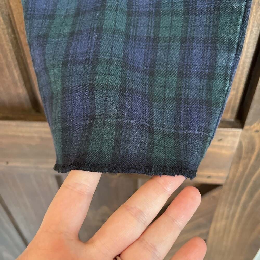 Gap Womens Signature Skinny Ankle Slim Pants Multicolor Plaid Mid Rise 14 - Picture 4 of 6